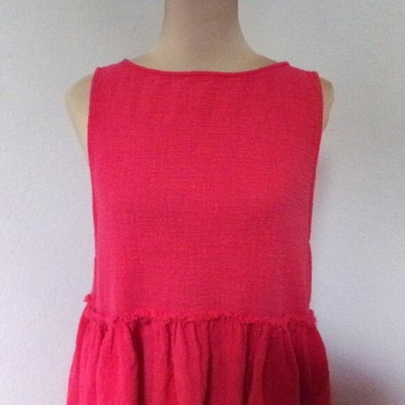 Free People Pink Dress with Key Hole back - Picture 3 of 6